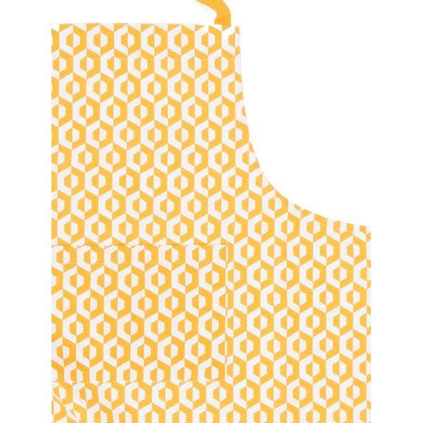 Hexagon sárga pamut konyhai kötény - Tiseco Home Studio-image-2