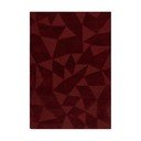 Borvörös kézi szövésű gyapjú szőnyeg 160x230 cm Shard Red – Flair Rugs