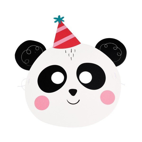 Party 6 db-os papírmaszk szett - Rex London-image-4