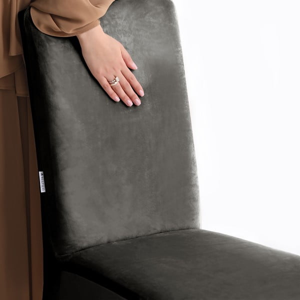 Szürke gumis szék huzat 48 cm Sento – Restilo-image-4