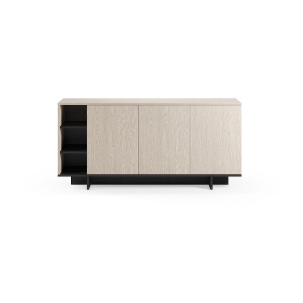 Fekete szekrény 170x80x40 cm Cequoia – Marckeric