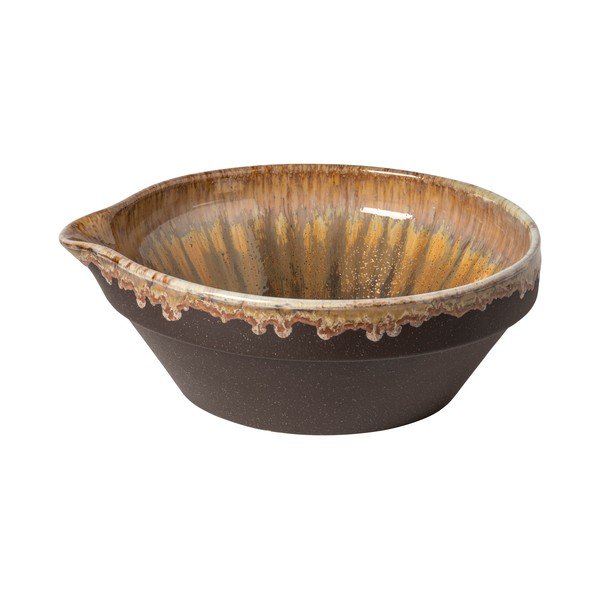 Sötétbarna kőedény tál Poterie – Casafina