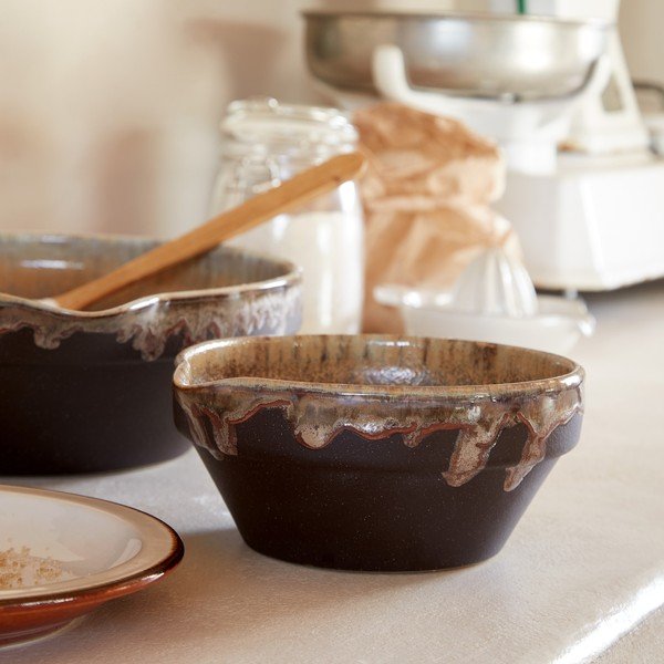 Sötétbarna kőedény tál Poterie – Casafina-image-1