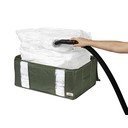 Vákuumos textil ruhatároló doboz 65x45x27 cm Ecologik – Compactor