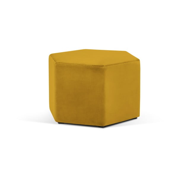 Marina sárga puff, ⌀ 60 cm - Milo Casa