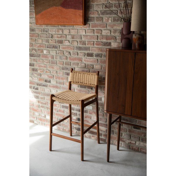 Natúr színű bükkfa bárszék (ülésmagasság 67,5 cm) Cecile – Dutchbone-image-1