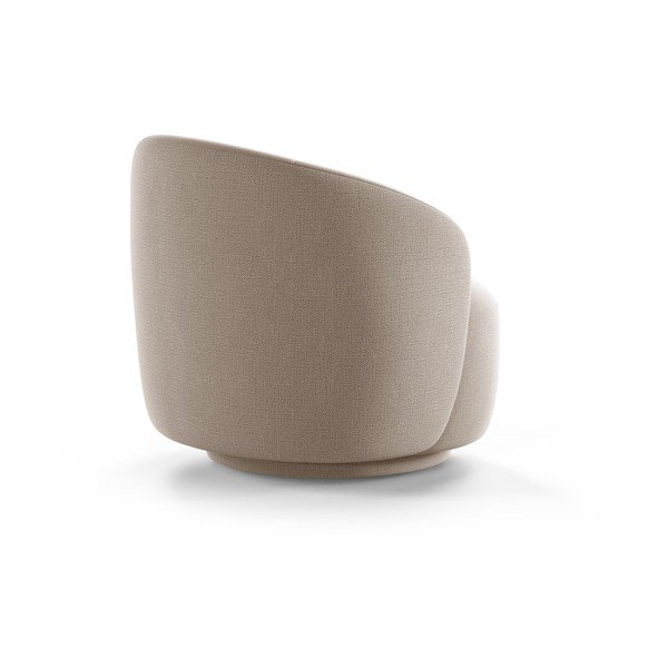 Világosbarna forgó zsenília fotel Letizia – Micadoni -image-2