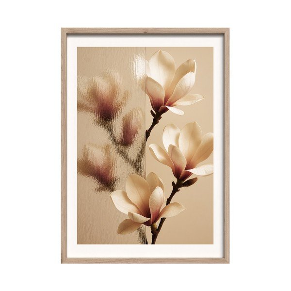 Nyomtatott keretezett kép 50x70 cm Soft Magnolia – Styler