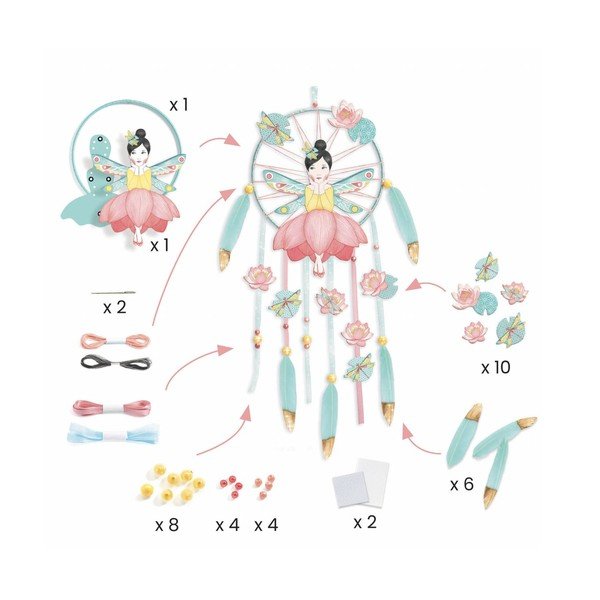 DIY lótuszlányos álomfogó - Djeco-image-1