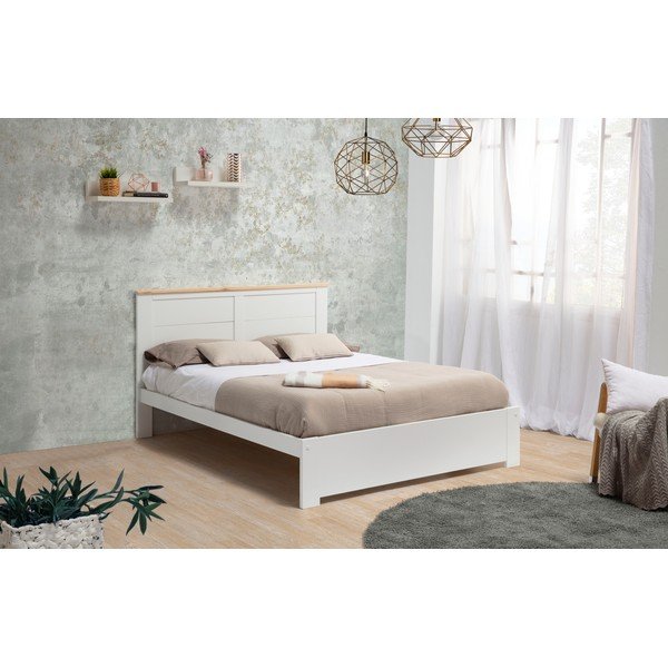 Fehér franciaágy 140x190 cm Akira – Marckeric-image-1