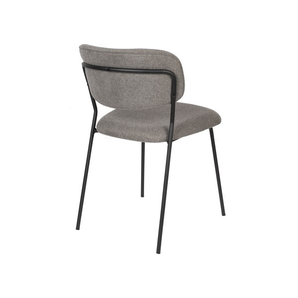 Szürke étkezőszék szett 2 db-os Jolien – White Label-image-4