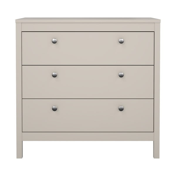 Szürkésbézs komód 82x80x38 cm Madrid – Tvilum-image-2