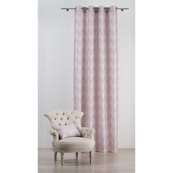 Rózsaszín függöny 135x260 cm Durante – Mendola Fabrics