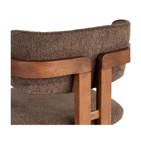 Barna karfás étkezőfotel Toscana – Kalune Design-image-4