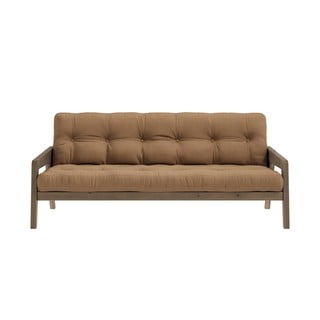 Barna kinyitható kanapé 204 cm Grab - Karup Design