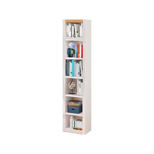 Baylee fehér borovi fenyő könyvespolc, szélesség 47 cm - Støraa-image-1
