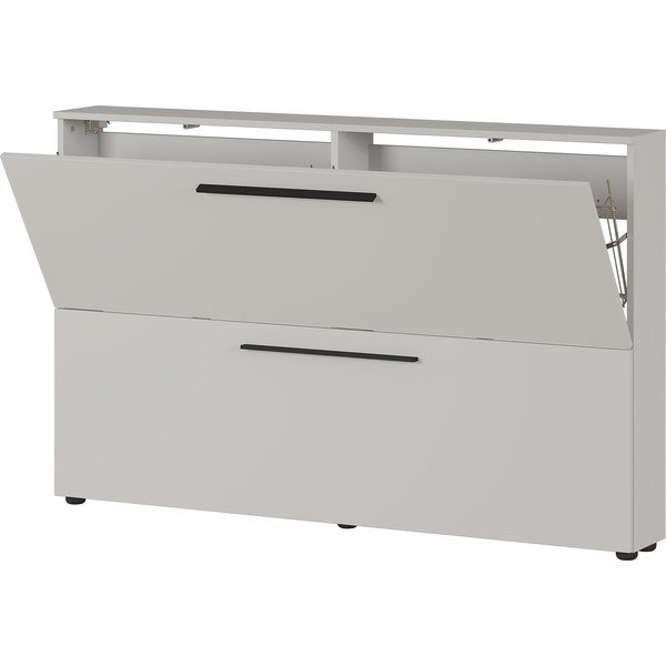 Szürkésbézs függő cipőtartó billenő fiókokkal Utah - Germania-image-2