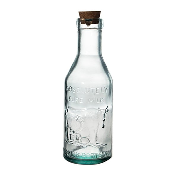 Farma tejesüveg újrahasznosított üvegből, 1 l - Ego Dekor