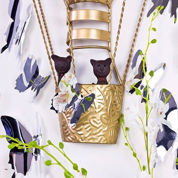 Mirror Butterflies 3D hatású 12 db-os falmatrica szett - Ambiance-image-2