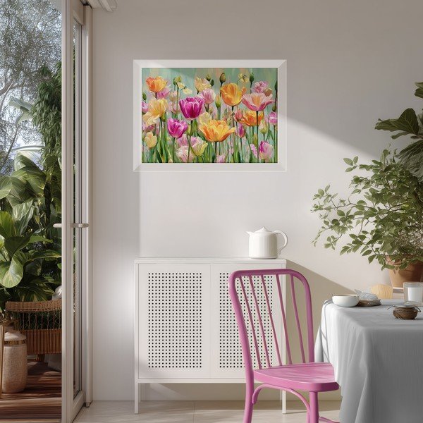 Nyomtatott keretezett kép 75x56 cm Spring Tulip – Styler-image-1