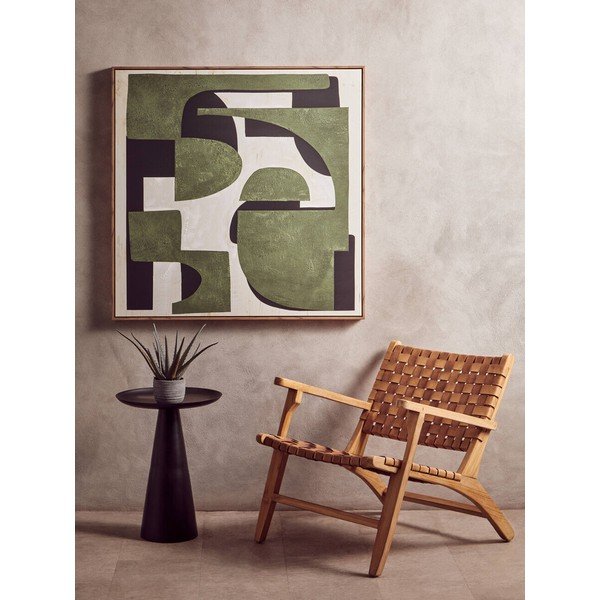 Keretezett-vászon kép 103x103 cm Astratto – Premier Housewares-image-1