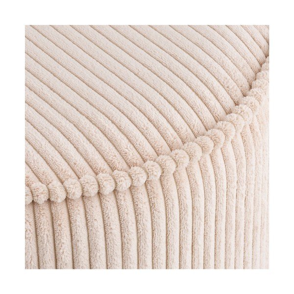 Bézs kordbársony puff Taupo – House Nordic-image-3