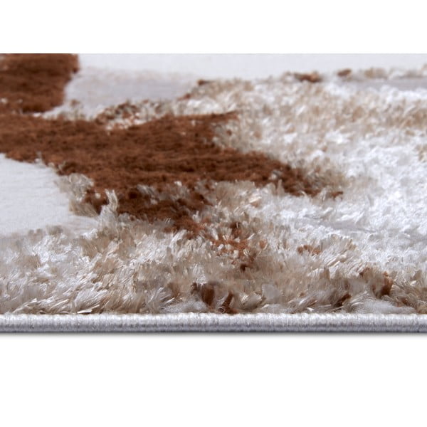 Barna szőnyeg 67x120 cm Shine Floral – Hanse Home-image-2