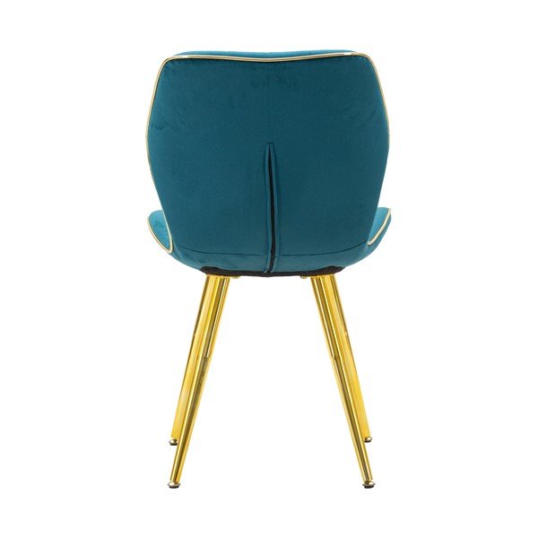 Paris 2 db-os türkiz párnázott étkezőszék szett - Mauro Ferretti-image-4