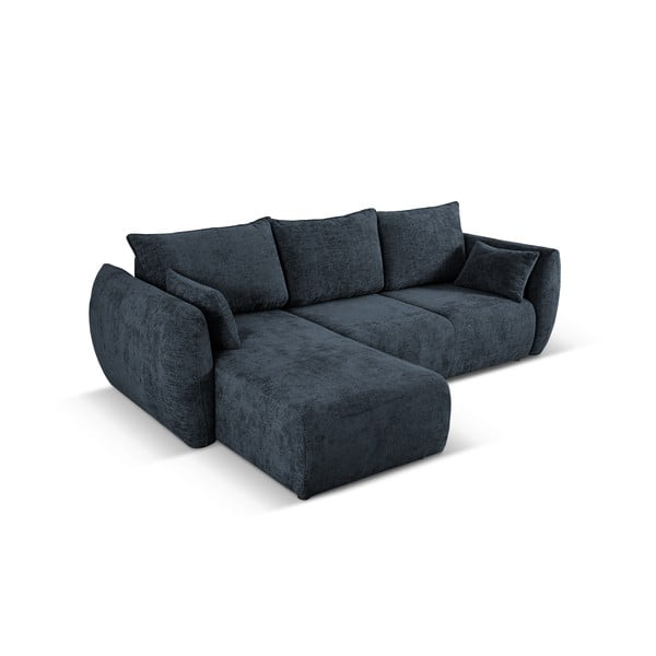 Sötétkék sarokkanapé (bal oldali) Matera – Cosmopolitan Design-image-4