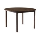 Barna tölgyfa kerek bővíthető étkezőasztal ø 120 cm Noor – Hammel Furniture