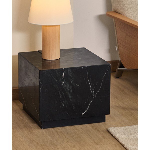 Márvány tárolóasztal 50x50 cm Sorein – Kave Home-image-3