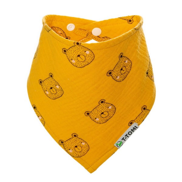 Bears sárga muszlin nyálkendő - T-TOMI