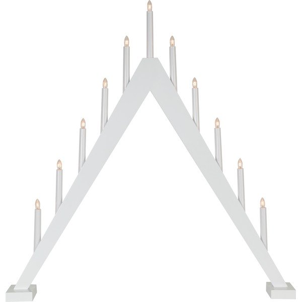 Trill fehér karácsonyi LED gyertyatartó, magasság 79 cm - Star Trading-image-2