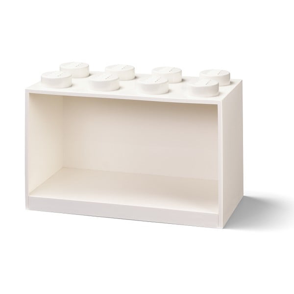Brick 8 gyerek fehér fali polc - LEGO®-image-1