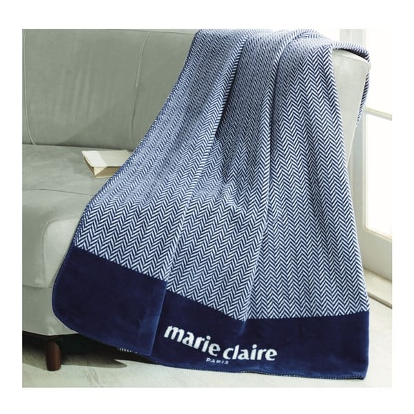 Marie Claire Bastia, kék színű takaró, 130 x 170 cm