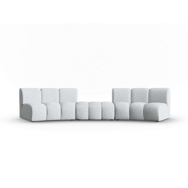 Világosszürke kanapé 367 cm Lupine – Micadoni Home