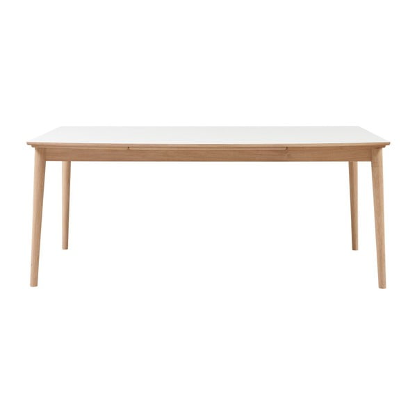 Curve barna asztallapos kinyitható étkezőasztal, 180 x 95 cm - WOOD AND VISION
