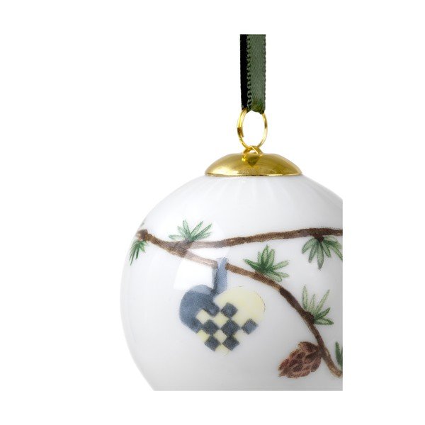 Hammershøi fehér porcelán karácsonyi függődísz - Kähler Design-image-4