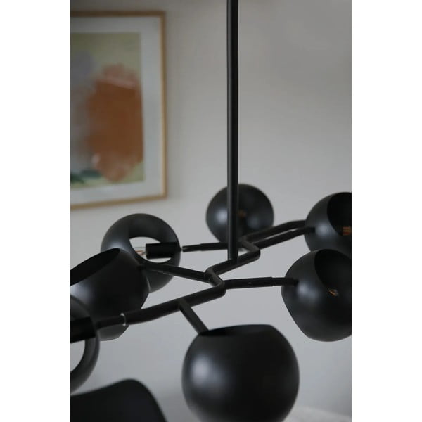 Fekete függőlámpa fém búrával Edgar – Markslöjd-image-3