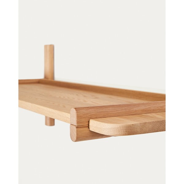 Natúr színű tölgyfa moduláris polcrendszer 110x28 cm Sitra – Kave Home-image-3