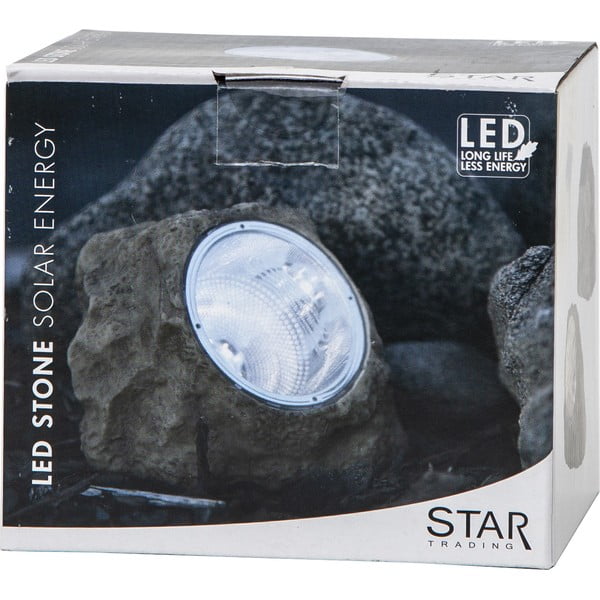 Rocky kültéri napelemes LED lámpa, magasság 11 cm - Star Trading-image-3