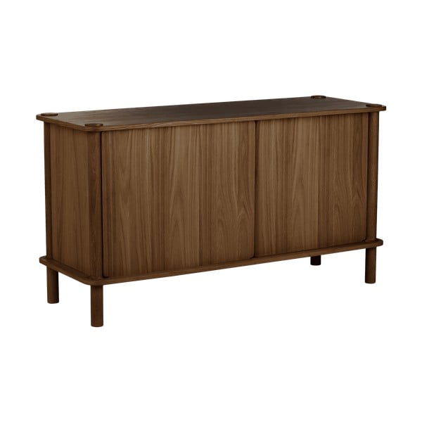 Barna tölgyfa komód tolóajtóval 135x73,5x48 cm Italic – UMAGE-image-3