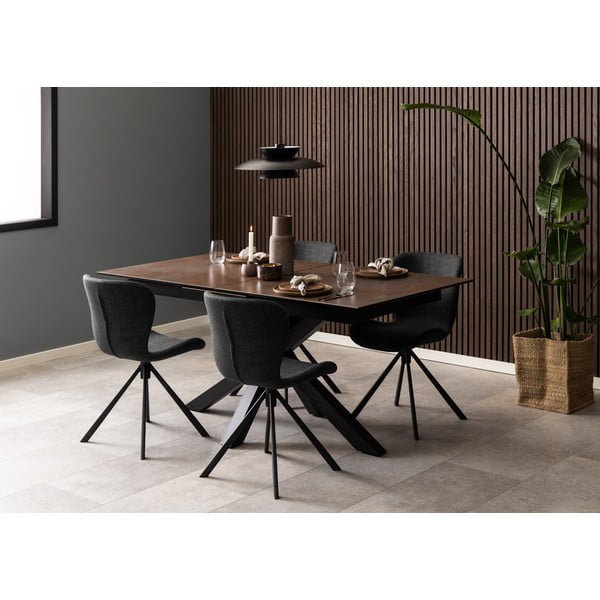 Sötétszürke étkezőszék szett 2 db-os Batilda – Actona-image-2