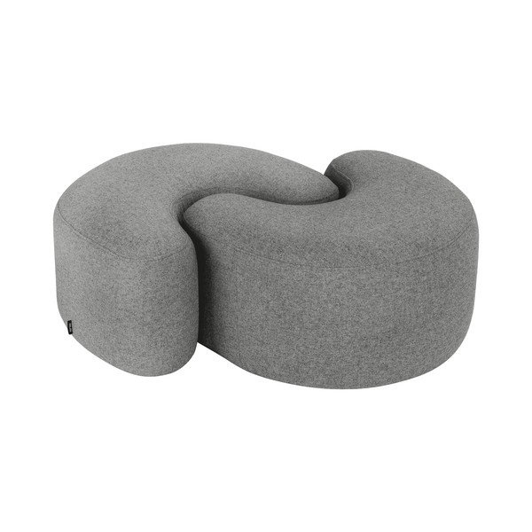 Szürke gyapjú puff Ü – noo.ma-image-3