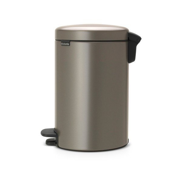 Newicon barnásszürke pedálos szemeteskosár, 12 l - Brabantia-image-2