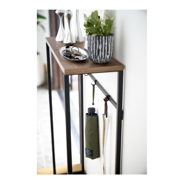 Fekete konzolasztal 18.5x60 cm Tower – YAMAZAKI-image-2