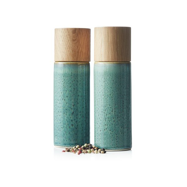 Zöld kerámia só- és borsőrlő szett 2 db-os Gastro Green – Bitz-image-3