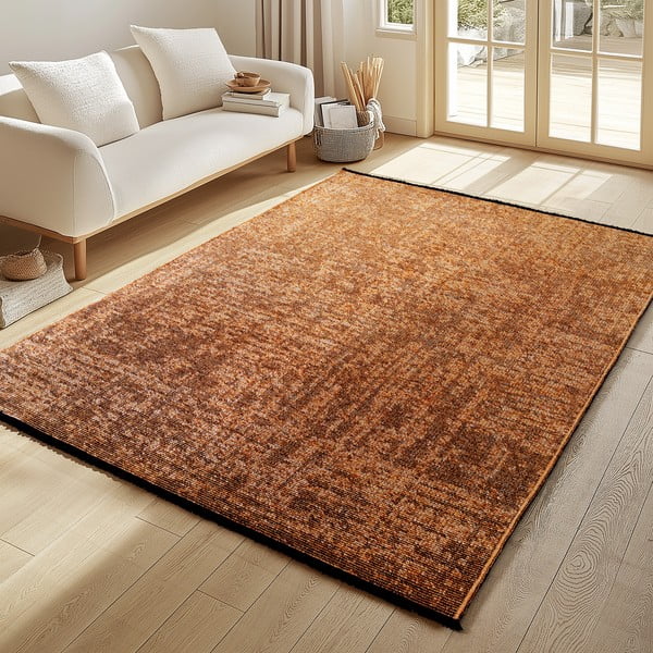 Terrakotta színű mosható szőnyeg 80x150 cm Space 1900 – Ayyildiz Carpets-image-1