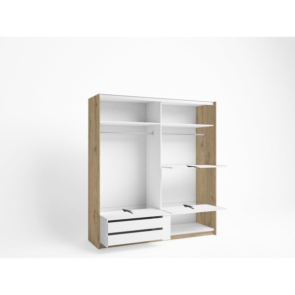 Fehér alacsony komód 88x35 cm Brisa - Marckeric-image-1