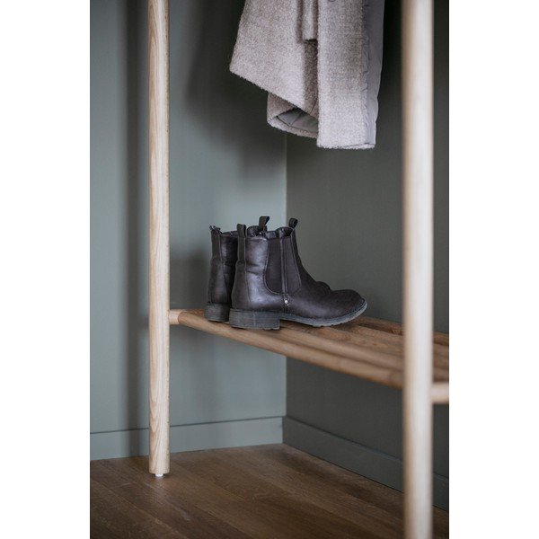 Natúr színű tölgyfa előszoba bútor Milford - Rowico-image-3